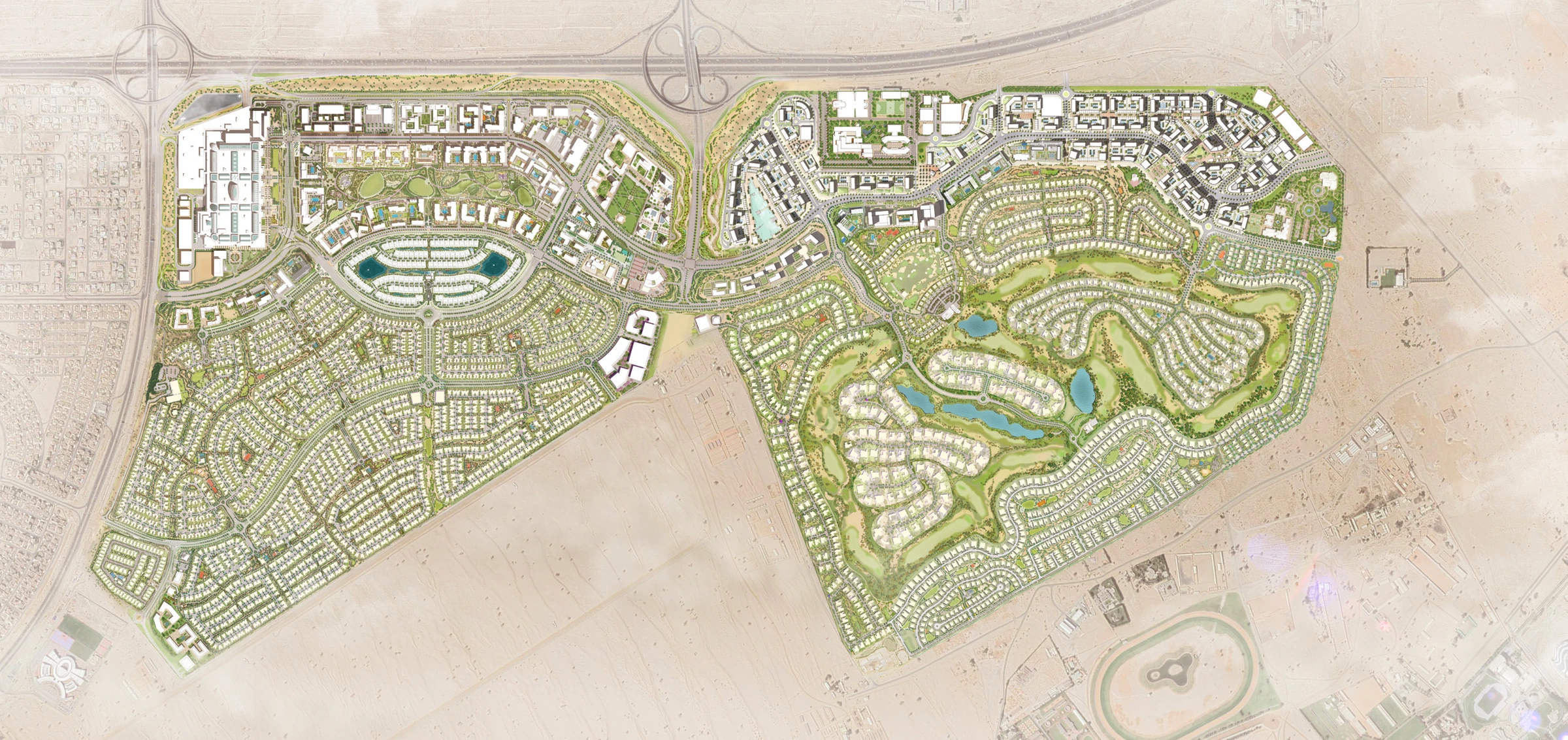 Мастер-план Dubai Hills Estate