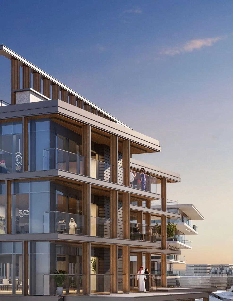 Grove Uptown Views — визуализация Aldar