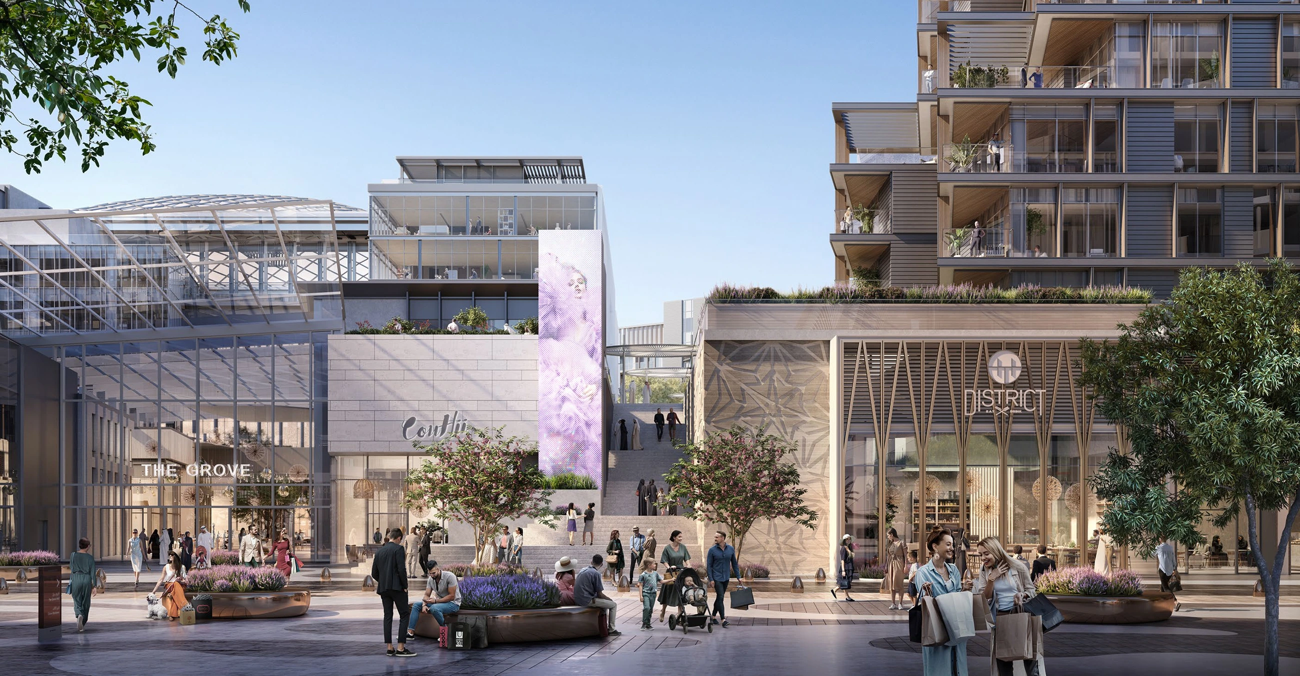 Общественные пространства Saadiyat Grove